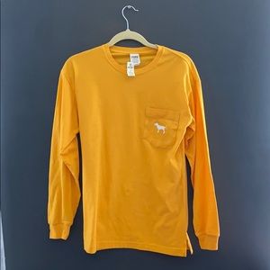 Pink Victoria Secret Yellow Long Sleeve Size Small
